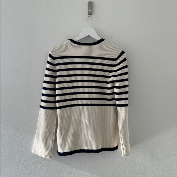 RAG & BONE Nancy Ivory Stripe Sweater XXS - Picture 11 of 14